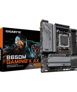  Gigabyte B650M GAMING X AX 1.1 M/B Processor family AMD Processor socket AM5 DDR5 DIMM Memory slots 4 Supported hard disk drive interfaces 	SATA  Hover