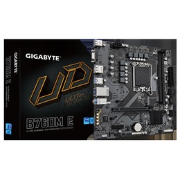  Gigabyte B760M E | Processor family Intel | Processor socket LGA1700 | DDR5 | Supported hard disk drive interfaces M.2