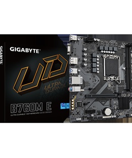  Gigabyte B760M E | Processor family Intel | Processor socket LGA1700 | DDR5 | Supported hard disk drive interfaces M.2  Hover