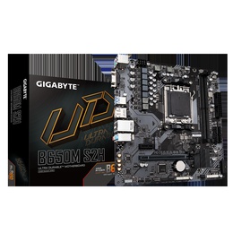  Gigabyte | B650M S2H 1.0 M/B | Processor family AMD | Processor socket AM5 | DDR5 DIMM | Memory slots 2 | Supported hard disk drive interfaces SATA | Number of SATA connectors 4 | Chipset AMD B650 | Micro ATX