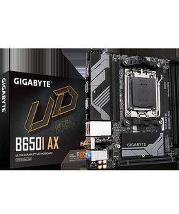  Gigabyte | B650I AX 1.0 | Processor family AMD | Processor socket AM5 | DDR5 DIMM | Supported hard disk drive interfaces SATA  Hover
