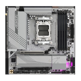  Gigabyte | B650M A ELITE AX ICE | Processor family AMD | Processor socket AM5 | DDR5 | Supported hard disk drive interfaces SATA