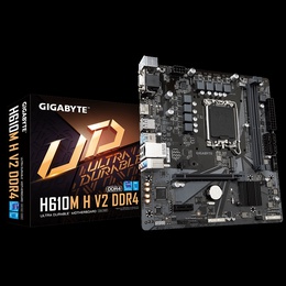  Gigabyte Number of SATA connectors 4 | Processor family Intel | Processor socket LGA1700 | H610M H V2 G1.0 | Supported hard disk drive interfaces M.2