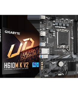  Gigabyte H610M K V2 | Processor family Intel | Processor socket LGA1700 | DDR5 | Supported hard disk drive interfaces M.2  Hover