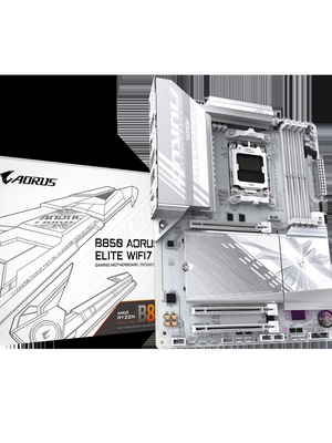  Gigabyte B850 A ELITE WF7 ICE | Processor family AMD | Processor socket AM5 | DDR5 | Supported hard disk drive interfaces SATA  Hover