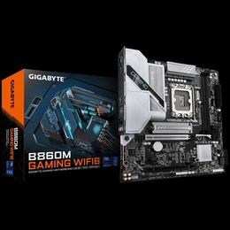  Gigabyte B860M GAMING WIFI6 | Processor family Intel | Processor socket LGA1851 | DDR5 | Supported hard disk drive interfaces M.2