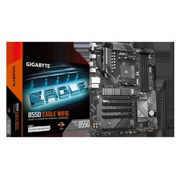  Gigabyte B550 EAGLE WIFI6 | Processor family AMD | Processor socket AM4 | DDR4 | Supported hard disk drive interfaces SATA