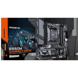  Gigabyte B550M GAMING X WIFI6 | Processor family AMD | Processor socket AM4 | DDR4 DIMM | Supported hard disk drive interfaces SATA