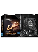  Gigabyte H610M D3H WIFI DDR4 | Processor family Intel | Processor socket LGA1700 | Supported hard disk drive interfaces SATA