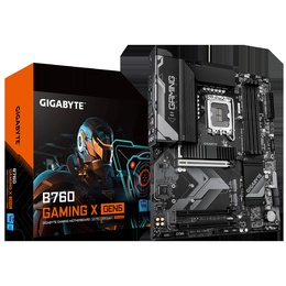 Gigabyte B760 GAMING X GEN5 | Processor family Intel | Processor socket LGA1700 | DDR5 | Supported hard disk drive interfaces M.2