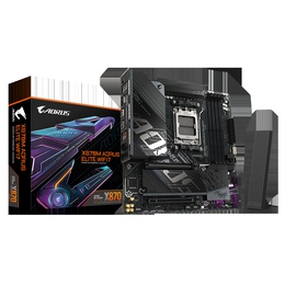  Gigabyte X870M AORUS ELITE WIFI7 | Processor family AMD | Processor socket AM5 | DDR5 | Supported hard disk drive interfaces SATA