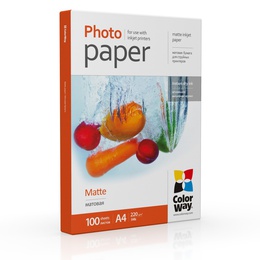  ColorWay | Photo Paper | PM220100A4 | White | 220 g/m² | A4 | Matte