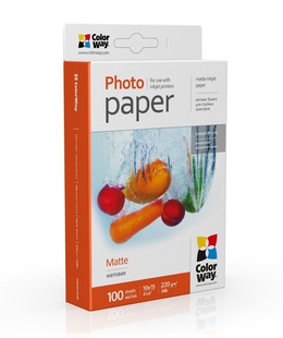  PM2201004R | White | 220 g/m² | 10 x 15 cm | Matte Photo Paper  Hover