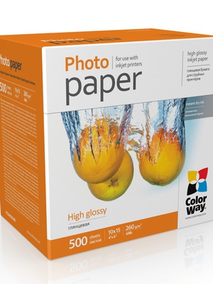  Photo Paper | PG2605004R | Glossy | White | 260 g/m² | 10 x 15 cm  Hover