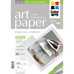  ART | Photo Paper T-shirt transfer (white) | 120 g/m² | A4