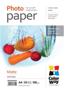  Matte Photo Paper | 190 g/m² | A4