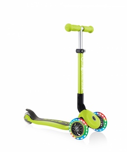  Globber | Junior Scooter | Green | Scooter Junior Foldable Fantasy Lights | 437-106  Hover