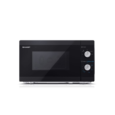Mikroviļņu krāsns Sharp | YC-MS01E-B | Microwave Oven | Free standing | 20 L | 800 W | Black
