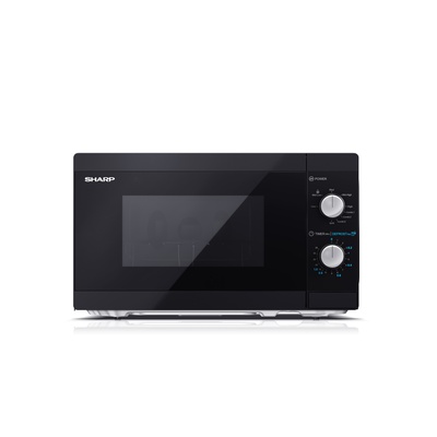 Mikroviļņu krāsns Sharp | YC-MG01E-B | Microwave Oven with Grill | Free standing | 800 W | Grill | Black