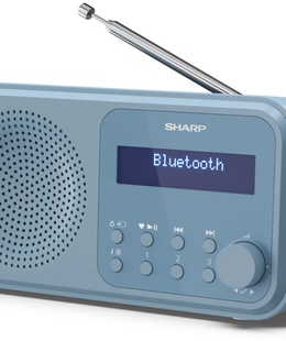  Sharp | Tokyo Digital Radio | DR-P420(BL) | Bluetooth | Blue | Portable | Wireless connection  Hover