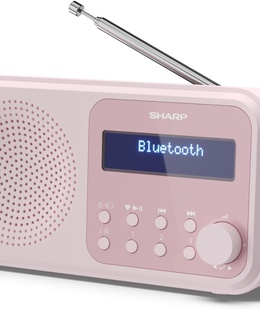  Sharp | Tokyo Digital Radio | DR-P420(PK) | Bluetooth | Pink | Portable | Wireless connection  Hover