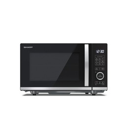 Mikroviļņu krāsns Sharp | YC-QG204AE-B | Microwave Oven with Grill | Free standing | 20 L | 800 W | Grill | Black