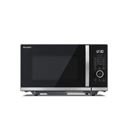 Mikroviļņu krāsns Sharp | YC-QC254AE-B | Microwave Oven with Grill and Convection | Free standing | 25 L | 900 W | Convection | Grill | Black