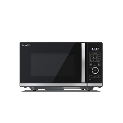 Mikroviļņu krāsns Sharp | Microwave Oven with Grill and Convection | YC-QC254AE-B | Free standing | 25 L | 900 W | Convection | Grill | Black