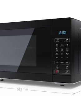 Mikroviļņu krāsns Sharp | Microwave Oven with Grill | YC-MG81E-B | Free standing | 28 L | 900 W | Grill | Black  Hover