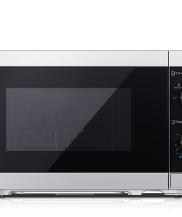 Mikroviļņu krāsns Sharp | Microwave Oven with Grill | YC-MG01E-S | Free standing | 800 W | Grill | Silver  Hover