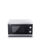 Mikroviļņu krāsns Sharp | Microwave Oven with Grill | YC-MG01E-S | Free standing | 800 W | Grill | Silver Hover