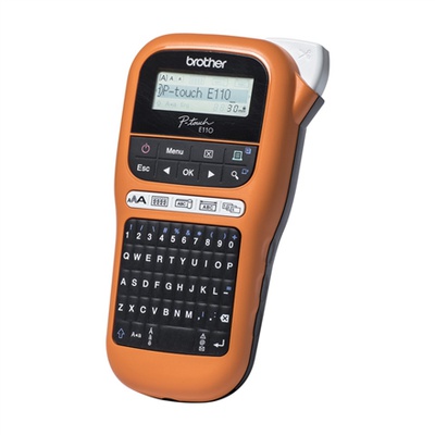  Brother PTE110VP | Thermal | Label Printer | Orange