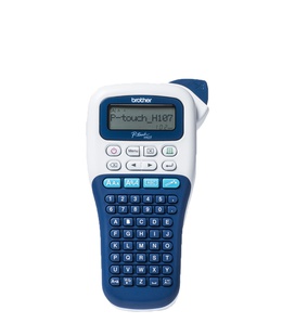  Brother PTH-107BRE1 | Mono | Thermal | Label Printer | White/ Blue  Hover