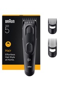  Braun Hair Clipper | HC5530 Series 5 | Cordless | Number of length steps 17 | Black