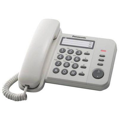  Panasonic | Corded Phone | KX-TS520FXW | White