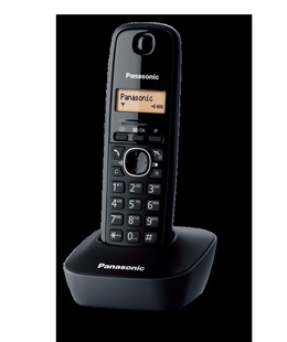  Panasonic | Cordless | KX-TG1611FXH | Built-in display | Caller ID | Black | Phonebook capacity 50 entries | Wireless connection  Hover