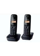  Panasonic | Cordless | KX-TG1612FXH | Built-in display | Caller ID | Black | Conference call | Phonebook capacity 50 entries | Wireless connection Hover