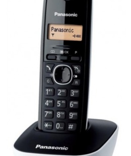  Panasonic | Cordless | KX-TG1611FXW | Built-in display | Caller ID | Black/White | Phonebook capacity 50 entries | Wireless connection  Hover