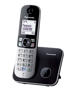  Panasonic Cordless phone | KX-TG6811PDB | Built-in display | Black  Hover