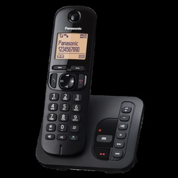  Panasonic | Cordless | KX-TGC220FXB | Built-in display | Caller ID | Black | Phonebook capacity 50 entries | Speakerphone