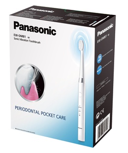 Birste Panasonic Toothbrush EW-DM81 Rechargeable For adults Number of brush heads included 2 Number of teeth brushing modes 2 White  Hover