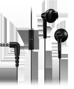 Austiņas Panasonic | RP-TCM55E-K | Headphones | Wired | In-ear | Microphone | Black  Hover
