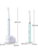 Birste Panasonic | Electric Toothbrush | EW-DM81-G503 | Rechargeable | For adults | Number of brush heads included 2 | Number of teeth brushing modes 2 | Sonic technology | White/Mint Hover