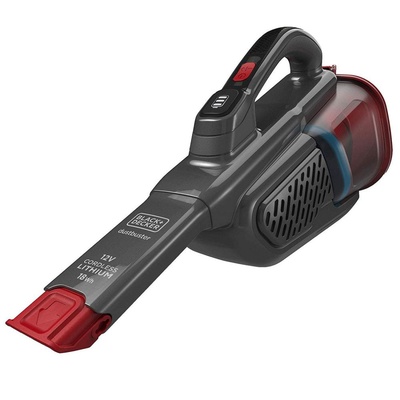  BLACK & DECKER Vacuum Cleaner | BHHV315B-QW | Cordless operating | Handstick | 12 V | Gray/Red