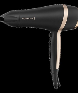 Fēns Remington Salon Smooth Hair Dryer Gift Set | D6940GP | 2100 W | Number of temperature settings 3 | Ionic function | Diffuser nozzle | Black  Hover