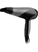 Fēns Remington Hair Dryer | D3190S | 2200 W | Number of temperature settings 3 | Ionic function | Diffuser nozzle | Grey/Black