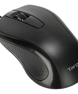 Pele Targus Full-Size Optical Antimicrobial Wired Mouse | Mouse | Full-Size Optical Antimicrobial | Wired | Black  Hover