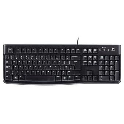 Tastatūra Logitech | K120 | Standard | Wired | EN/LT | 1.5 m | Black | USB Port | Lithuanian | 55 g