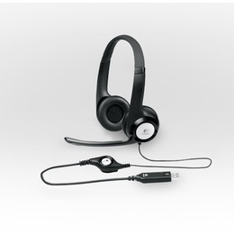 Austiņas Logitech | Computer headset | H390 | On-Ear Built-in microphone | USB Type-A | Black