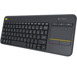 Tastatūra Logitech | K400 Plus | Keyboard with Trackpad | Wireless | NL | Black | USB port | 380 g